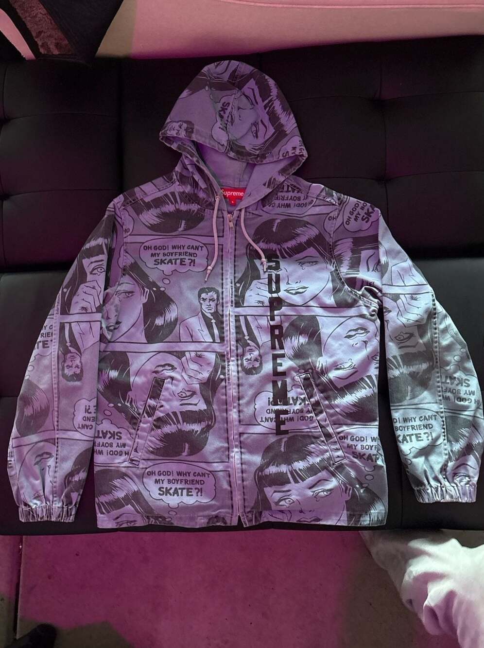 Supreme x Thrasher SS17 Boyfriend Zip Up Hooded Jacket